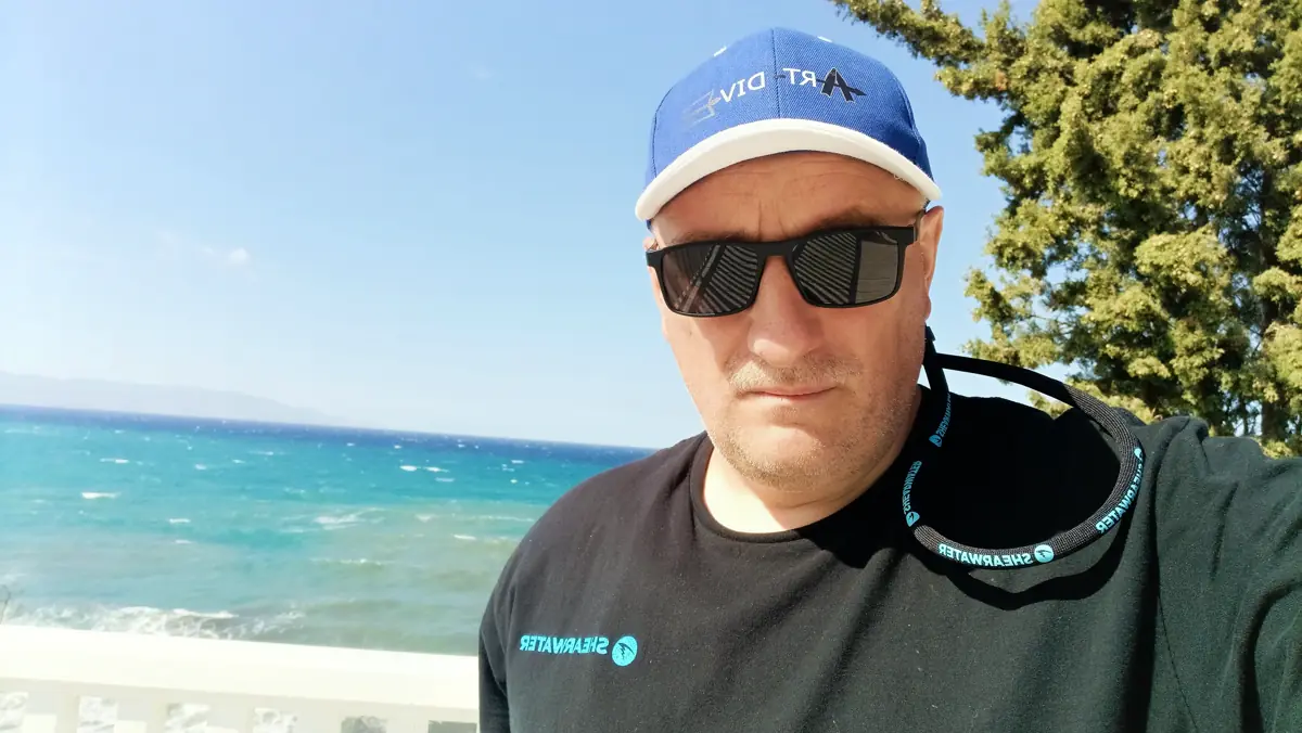 Artur Sobesto nad Morzem Śródziemnym